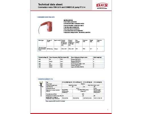 FEM 3070 et FP 314314